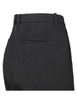 Charcoal melange wool pants