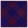 Check silk-blend scarf