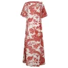 Cleta silk long dress