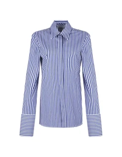 Conio striped poplin shirt