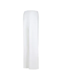 Cream white knit pants