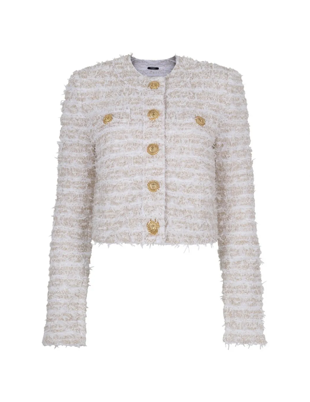 Cropped tweed jacket