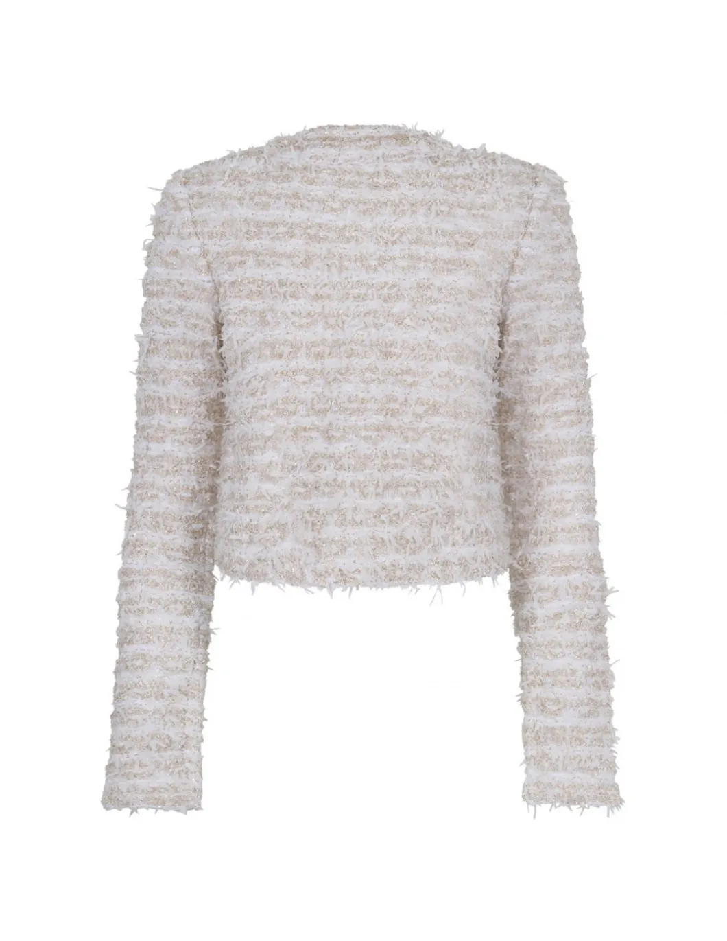 Cropped tweed jacket