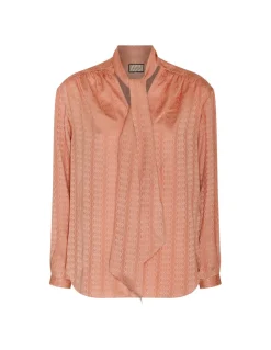 Crêpe satin shirt