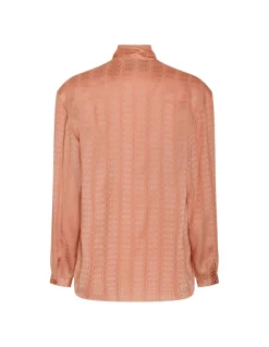 Crêpe satin shirt