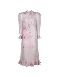 Crush flower midi dress