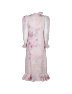 Crush flower midi dress