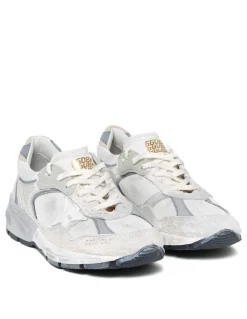 DadStar white and silver sneakers