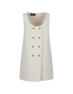 Damier bouclé mini dress