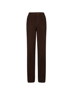 Dark chocolate hue corduroy pants