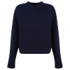 Dark denim hue cashmere sweater