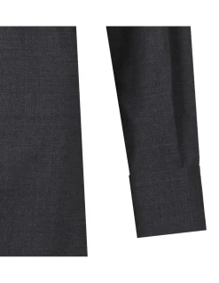 Dark gray shirt dress