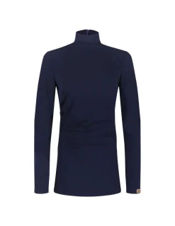 Draped jersey top