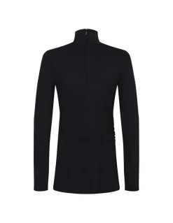 Draped jersey top