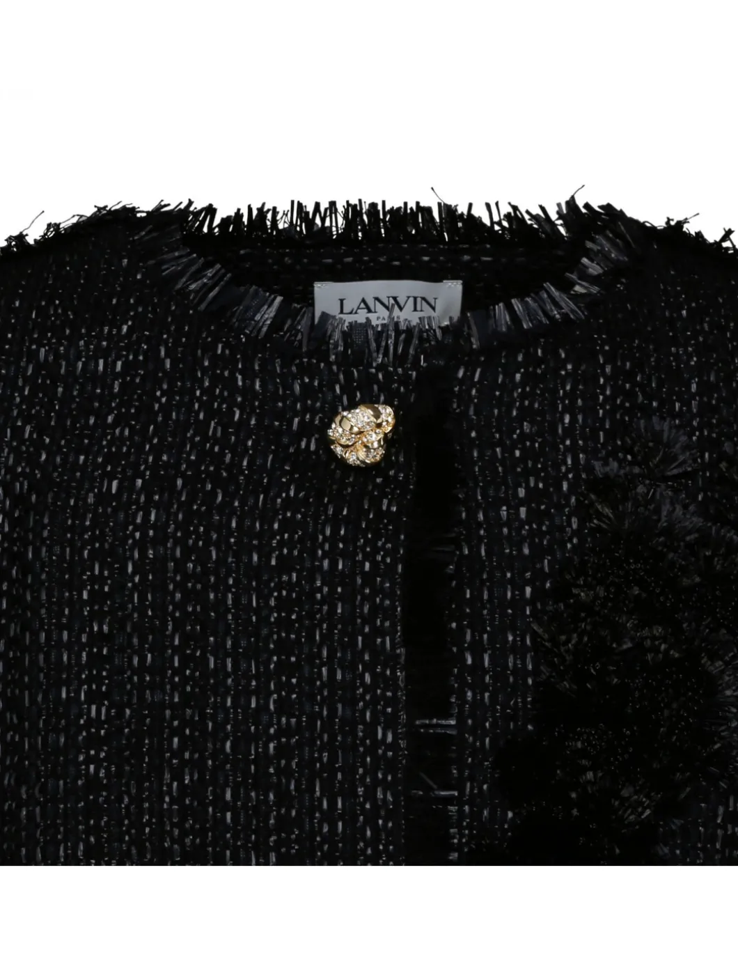 Embroidered cropped jacket