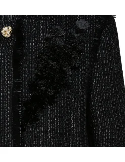 Embroidered cropped jacket