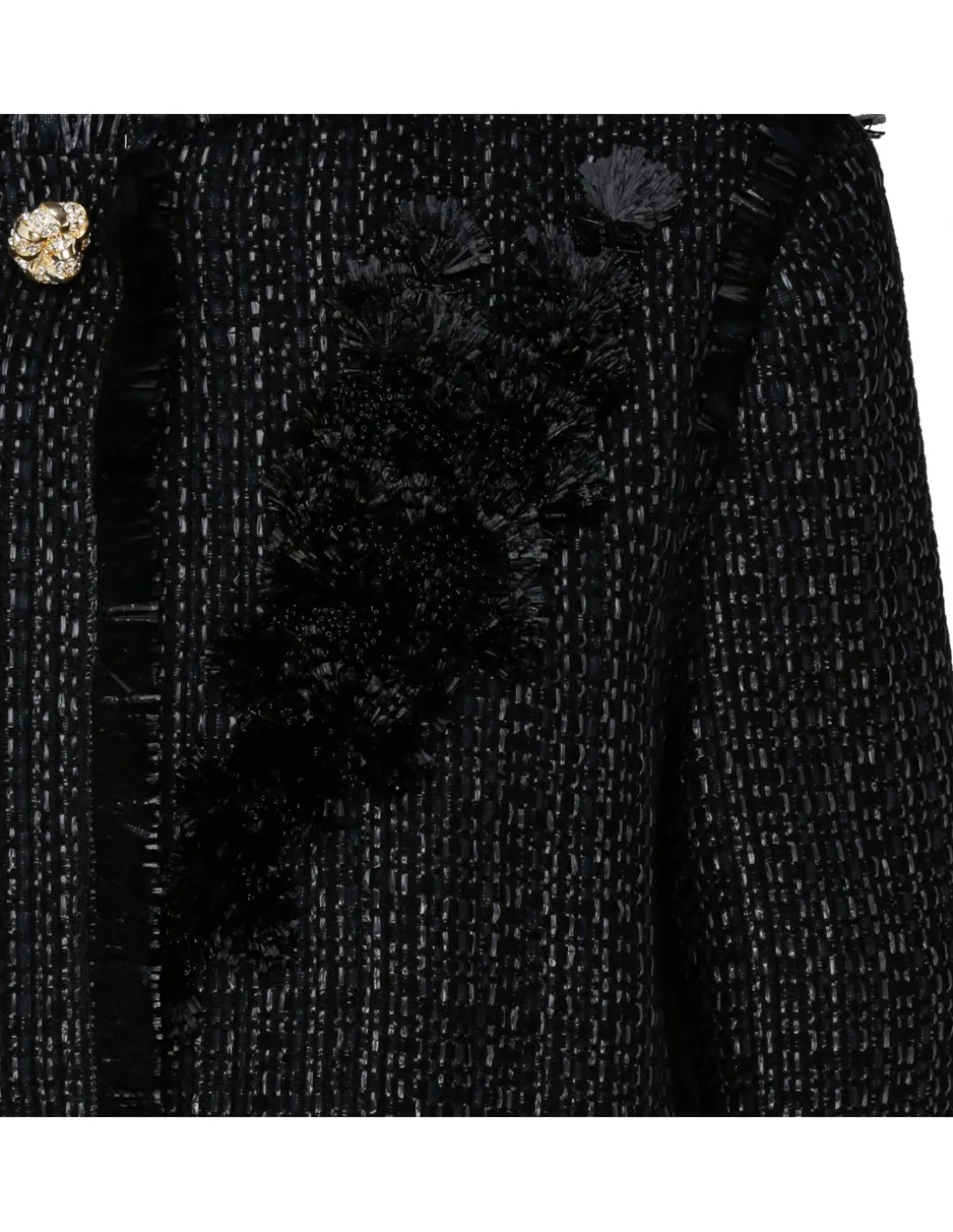 Embroidered cropped jacket