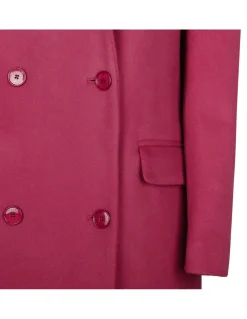 Enarryli raspberry hue coat