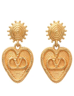 Fil perdu metal earrings