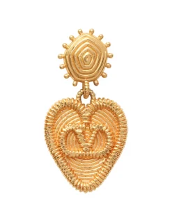 Fil perdu metal earrings
