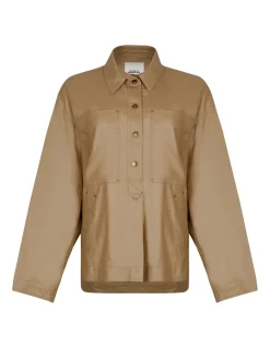Florida coated linen top