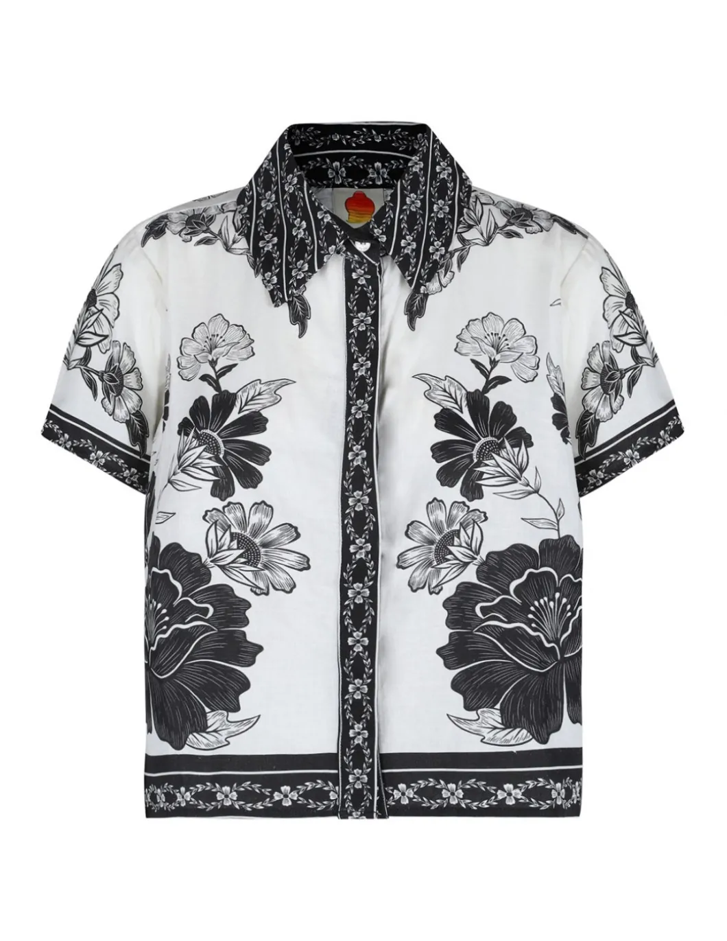 Flower leopards shirt
