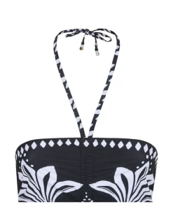 Flowers leopards one-piece swimsuit