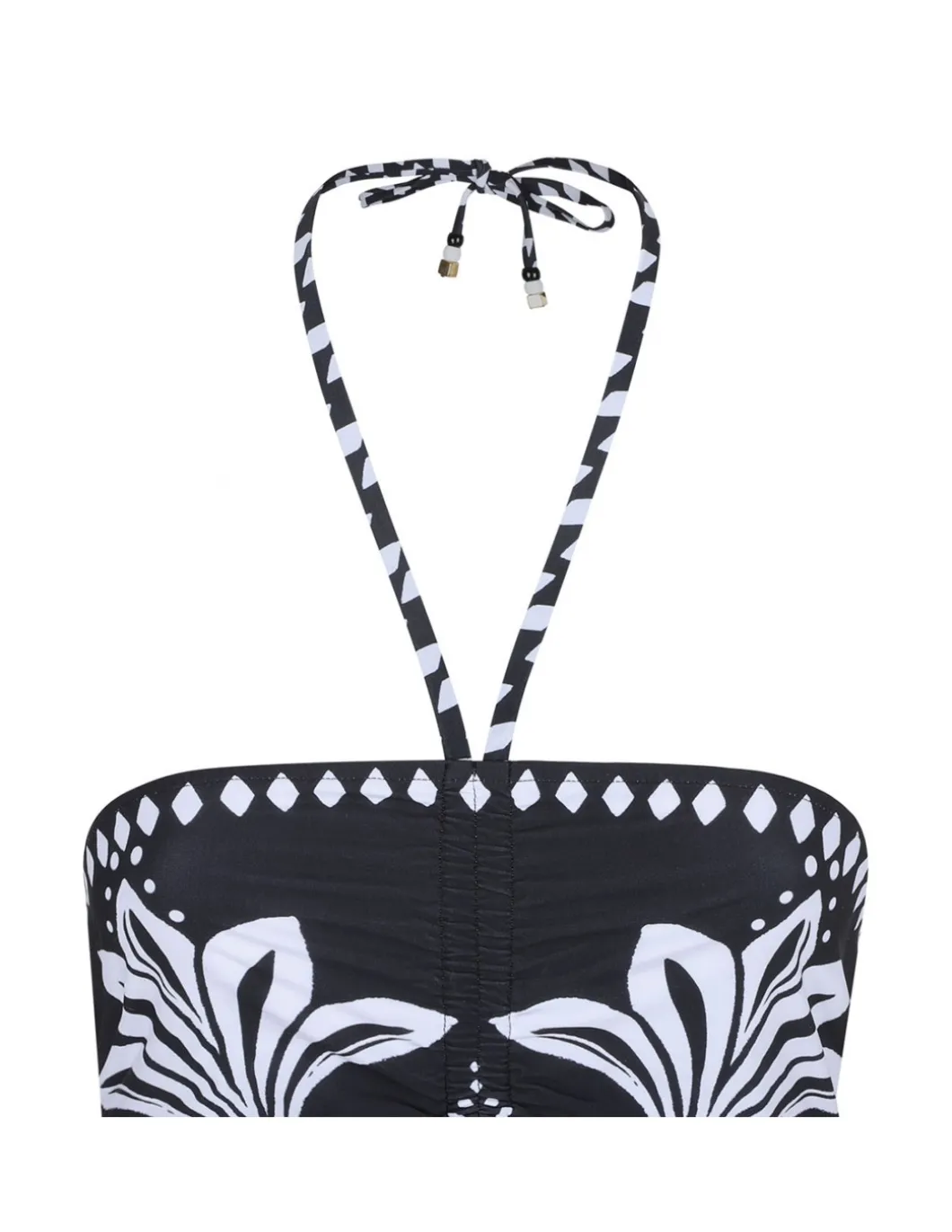 Flowers leopards one-piece swimsuit