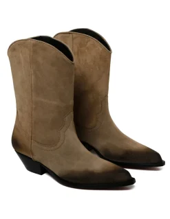 Frisco suede booties