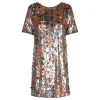 Full sequin mini dress