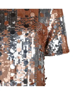 Full sequin mini dress