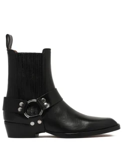 Helena black booties