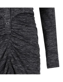 Ivalia anthracite gray dress