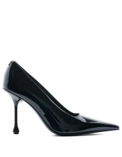 Ixia 95 black patent pumps
