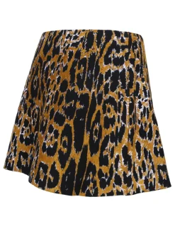 Jacquard mini skirt