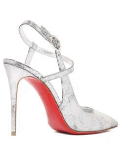Jenlove laminated leather pumps