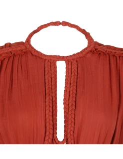 Joya burnt orange dress