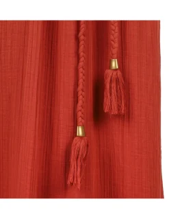 Joya burnt orange dress