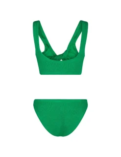 Juno emerald green bikini set