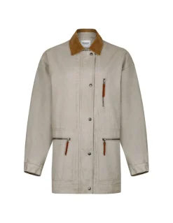 Kimelia coated cotton jacket