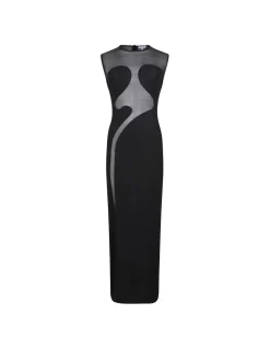 Knit molded dress