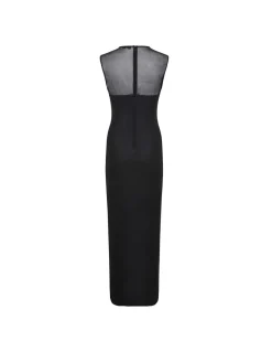 Knit molded dress