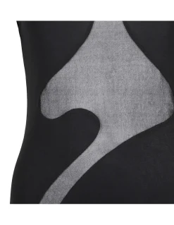 Knit molded dress