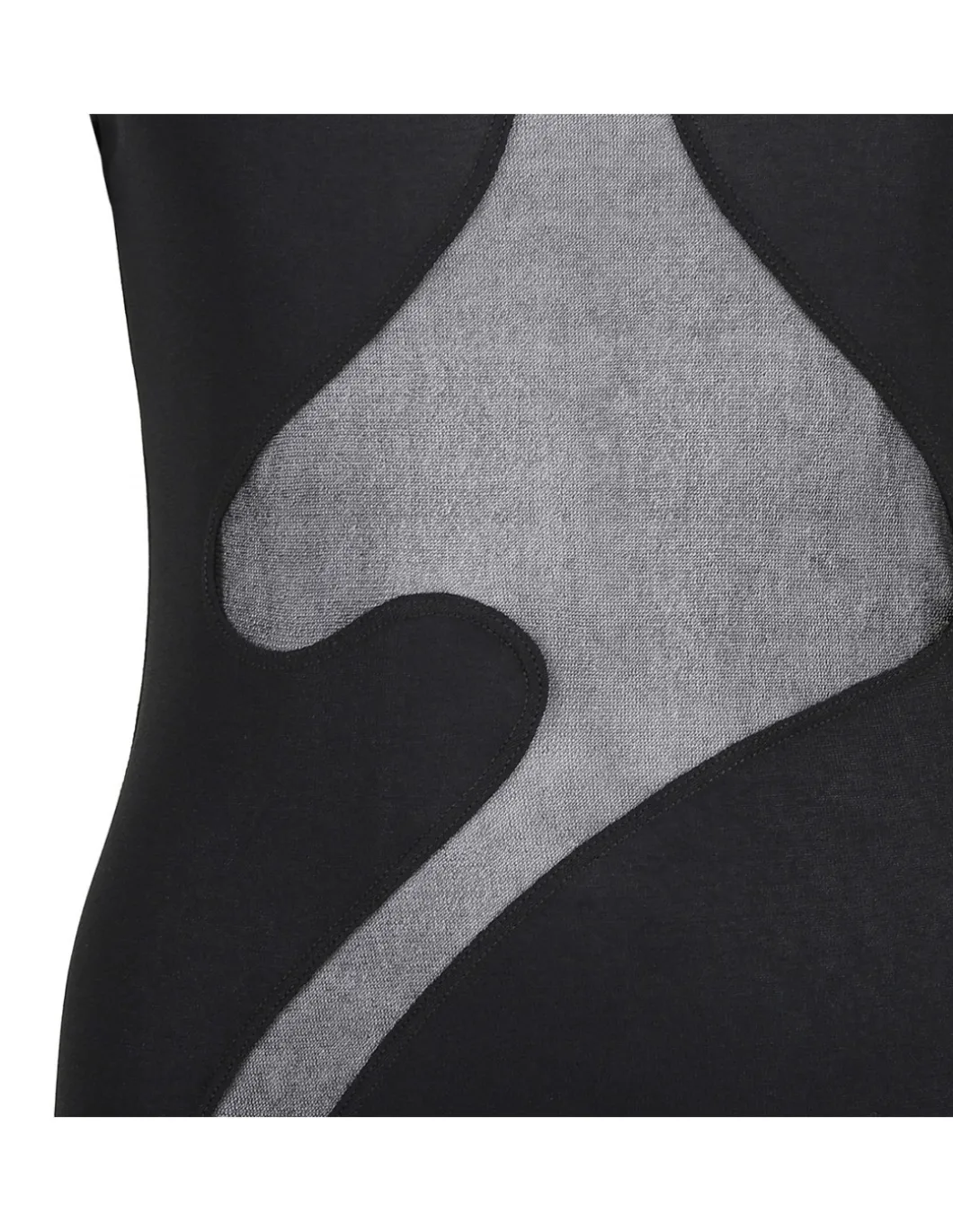 Knit molded dress