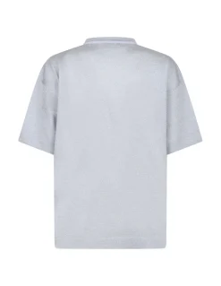 Lamé viscose crewneck sweater