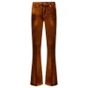 Le High Flare velvet pants