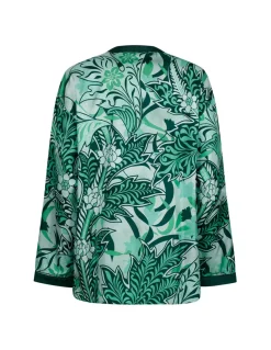Ligea silk twill shirt-jacket