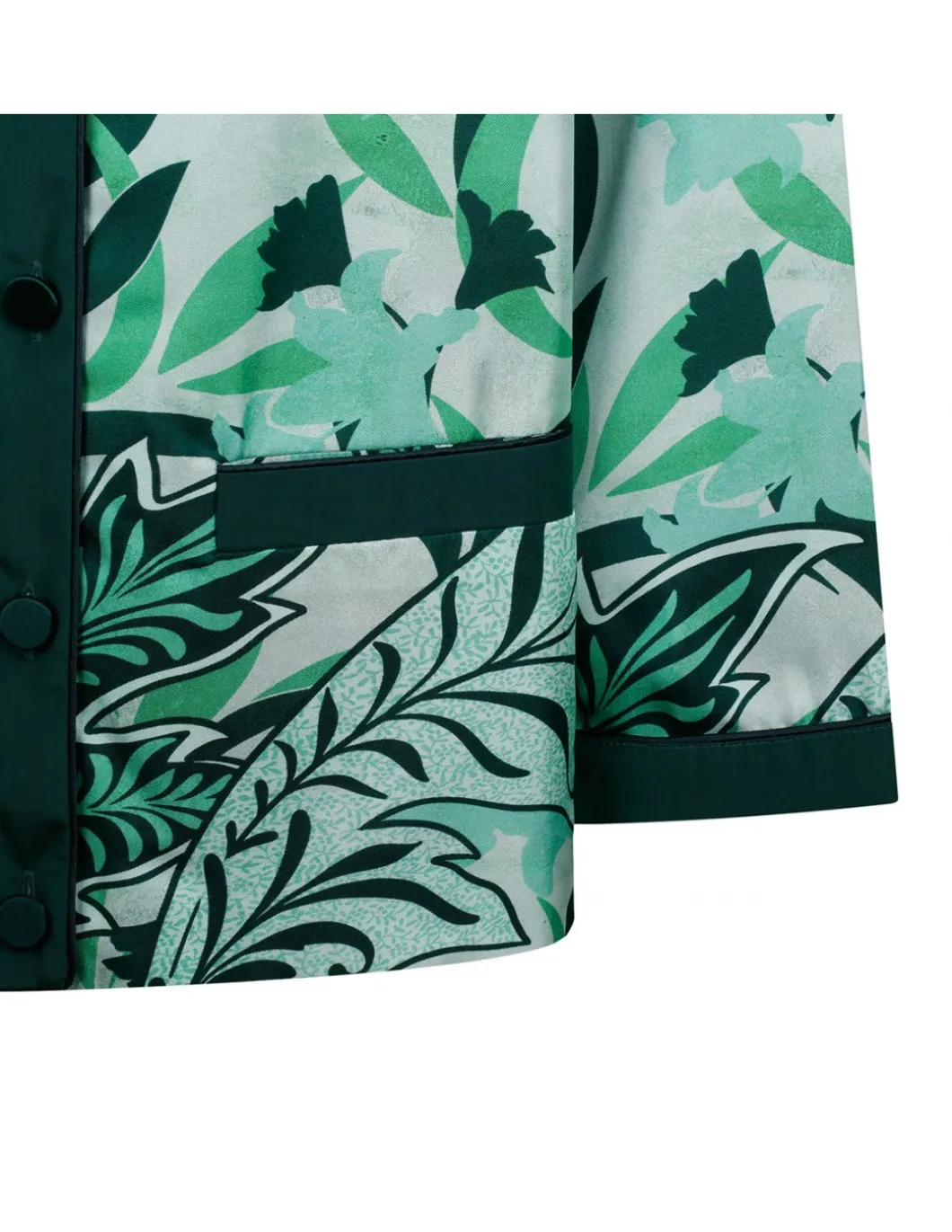 Ligea silk twill shirt-jacket