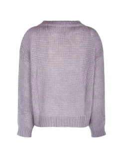 Lilac alpaca blend sweater