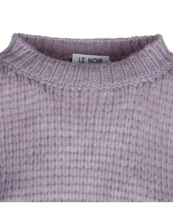 Lilac alpaca blend sweater